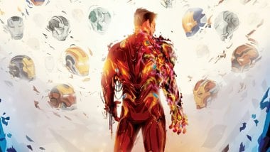 Iron man de espaldas Fondo de pantalla