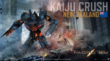Kaiju crush in the Titans of the Pacific Wallpaper