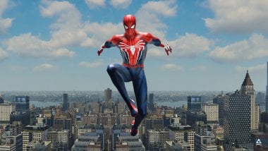 El hombre araña en Nueva York Fondo de pantalla