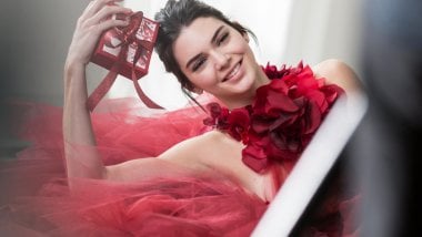 Kendall Jenner red dress Wallpaper