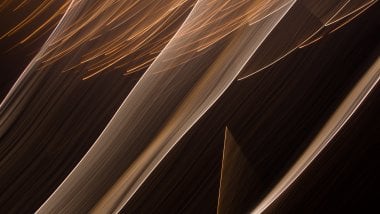Brown lines illuminated Wallpaper
