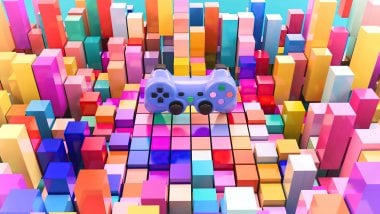 Videogame controller colorful Wallpaper