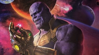 Thanos snaping fingers Wallpaper