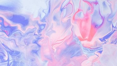Liquid paint pink and purple Wallpaper