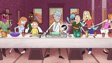 The Last Supper Rick and Morty Wallpaper