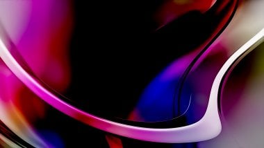 Curved figures Abstract Wallpaper