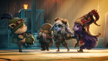 Teemo, Corki, Tristana and Lulu from League of Legends Wallpaper