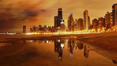 Nights in Chicago Wallpaper