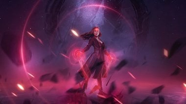 Power of Scarlet Witch Wallpaper