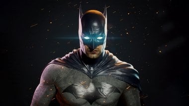 Batman con ojos brillando Fondo de pantalla