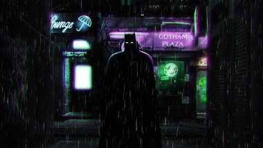 The batman en callejón Fondo de pantalla