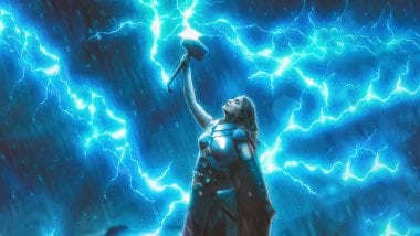 Lady Thor Diosa del rayo Fondo de pantalla