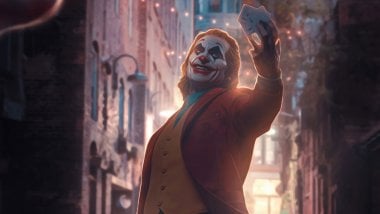 Joker with cards Wallpaper