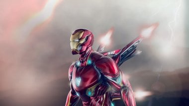 Iron Man wing suit Wallpaper