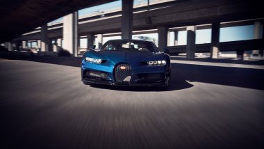 Blue Bugatti Chiron Pur Sport 2021 Wallpaper