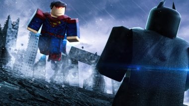 Batman VS Superman Lego style Wallpaper