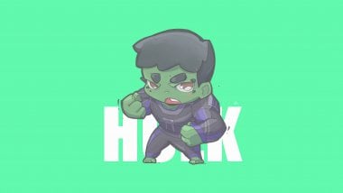 Hulk Minimalista Fondo de pantalla