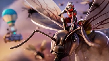 Ant Man estilo Fortnite Fondo de pantalla