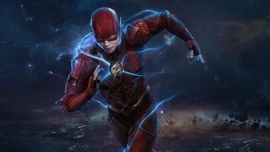 Flash running Zack Snyder Cut Wallpaper