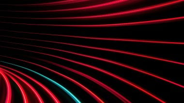 Swirl of red and black lines Wallpaper