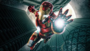 Iron Man falling Wallpaper