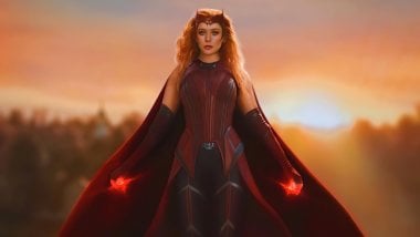 Wanda as Scarlet Witch Wallpaper
