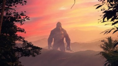 Godzilla vs Kong Poster Wallpaper