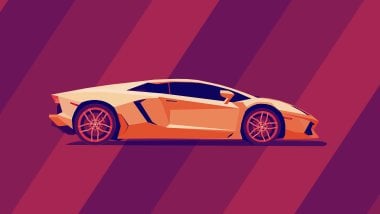 Lamborghini Minimalista Fondo de pantalla
