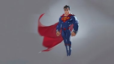 Superman Diseño Minimalista Fondo de pantalla