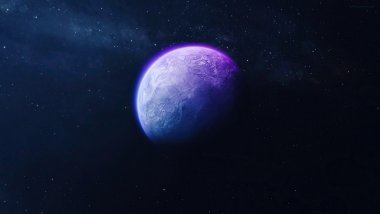 Isolated Planet Wallpaper