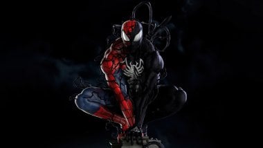 Spider Man Symbiote Transformación Fondo de pantalla