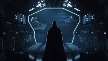 Darth Vader en Nave Fondo de pantalla