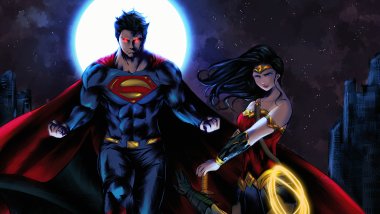 Superman y la mujer maravilla Fanart Fondo de pantalla