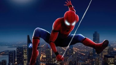 Spider Man en la ciudad Fondo de pantalla