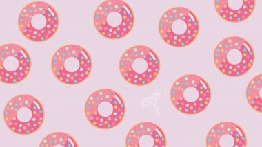 Donuts pattern Wallpaper