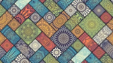 Abstract Mandala Pattern Wallpaper