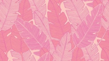 Pink leaves Wallpaper