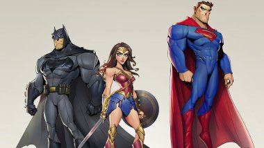 The Justice League Cartoon Wallpaper