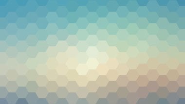 Hexagons pastel colors Wallpaper