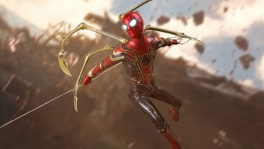 Spider Man with new suit Wallpaper