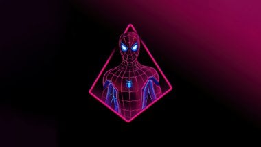 Spider Man Neon Fondo de pantalla