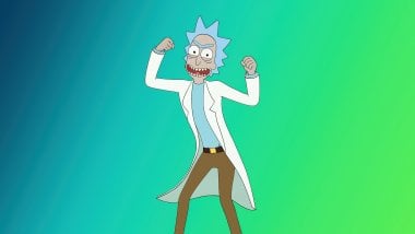 Rick and Morty dancing Wallpaper