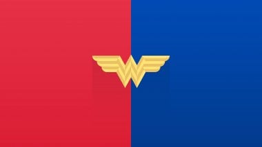 Wonder Woman Logo Minimalist Wallpaper
