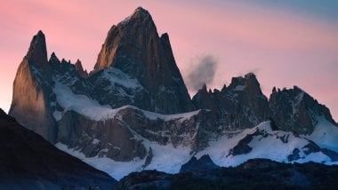 Peak of mountain in Argentina Wallpaper