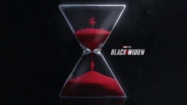 Reloj de arena Black Widow Fondo de pantalla