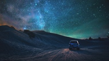 Desert and the stars Wallpaper