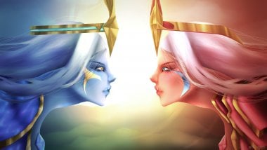 Dawnbringer vs Duskbringer Soraka League of Legends Wallpaper