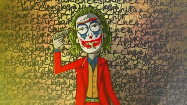 Rick Sanchez as Joker Wallpaper
