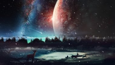 Landscape of the universe Wallpaper