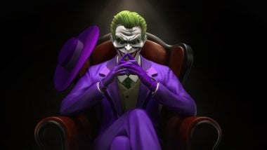 Joker thinking Wallpaper